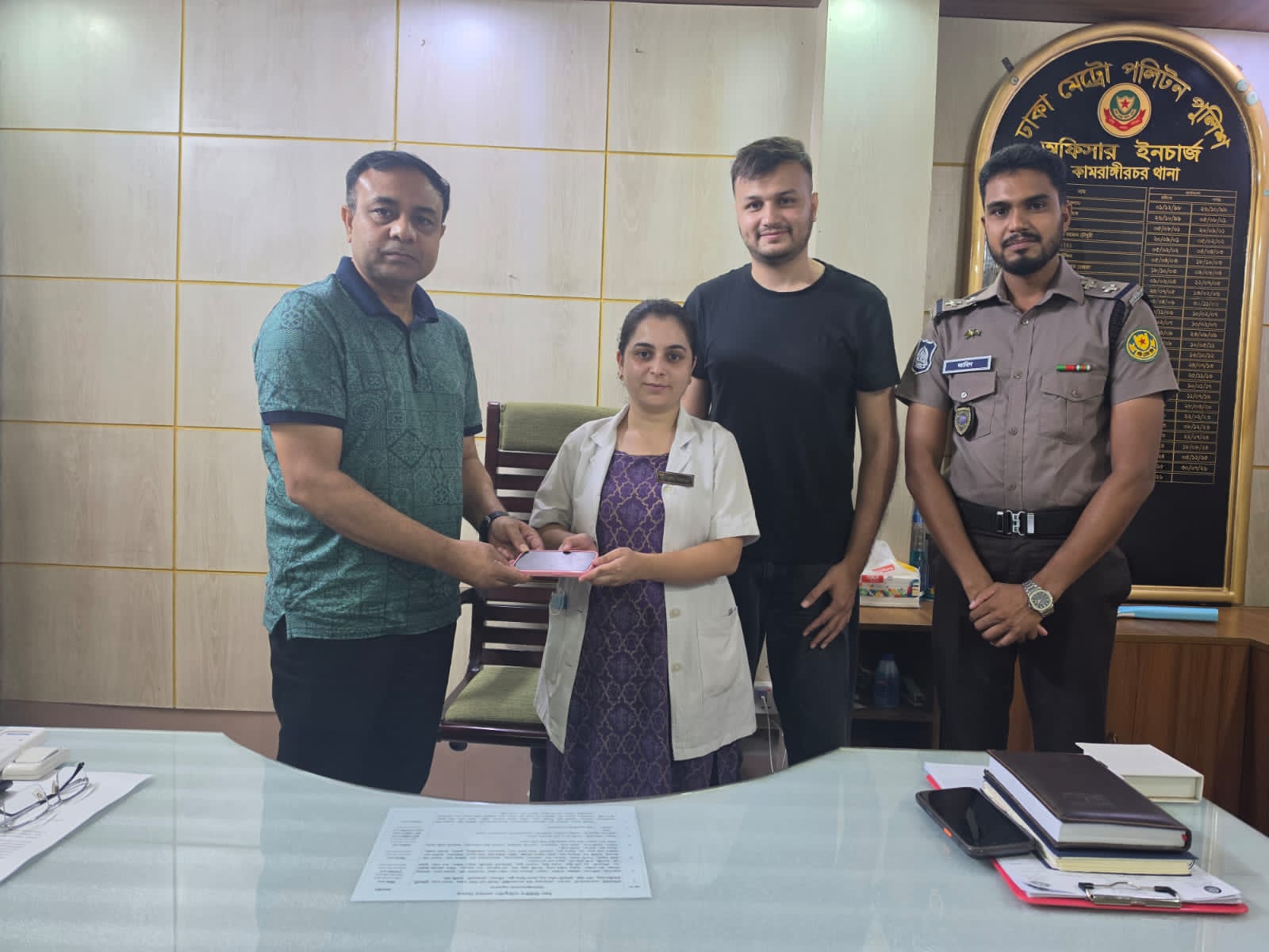 অফিসার ইনচার্জের দক্ষ নেতৃত্বে কামরাঙ্গীরচর থানা